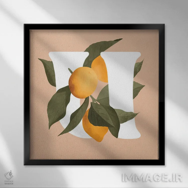 تابلو یو اثر ایتسفانیهو (هنرمند دیجیتال) - نمای قابدار مشکی