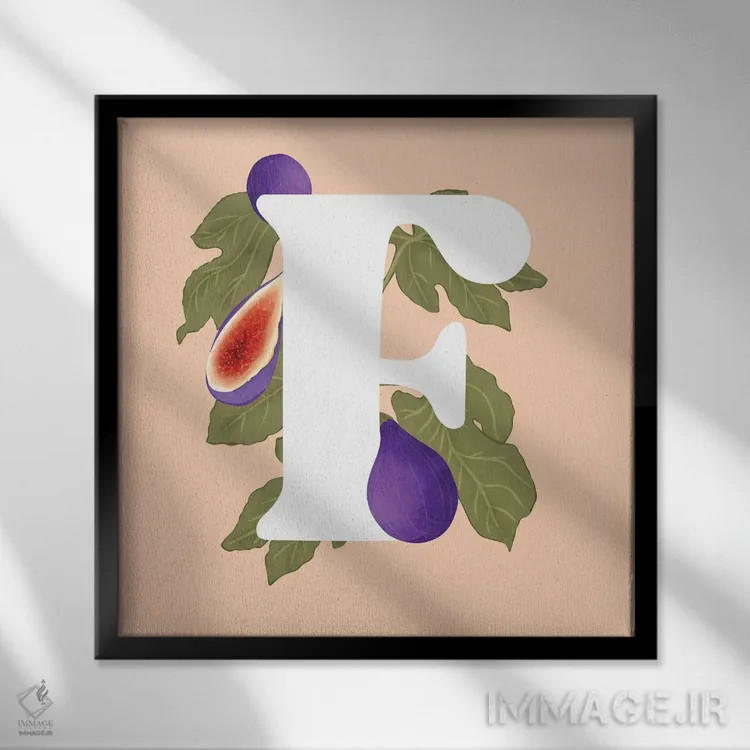 تابلو اِف اثر ایتسفانیهو (هنرمند دیجیتال) - نمای قابدار مشکی