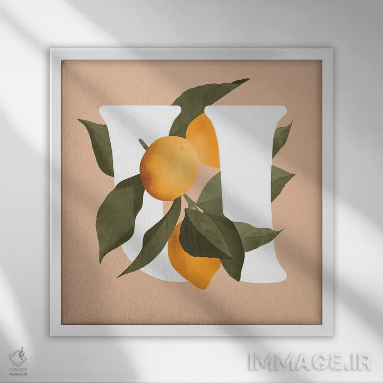 تابلو یو اثر ایتسفانیهو (هنرمند دیجیتال) - نمای قابدار سفید