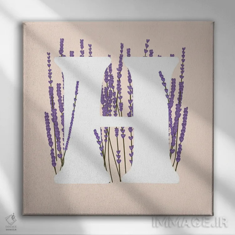 تابلو اچ اثر ایتسفانیهو (هنرمند دیجیتال) - نمای روبهرو روی دیوار