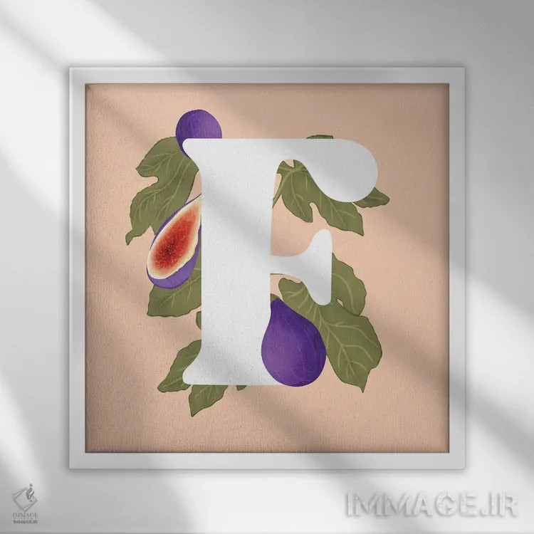 تابلو اِف اثر ایتسفانیهو (هنرمند دیجیتال) - نمای قابدار سفید