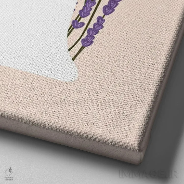 تابلو اچ اثر ایتسفانیهو (هنرمند دیجیتال) - نمای نزدیک بافت بوم