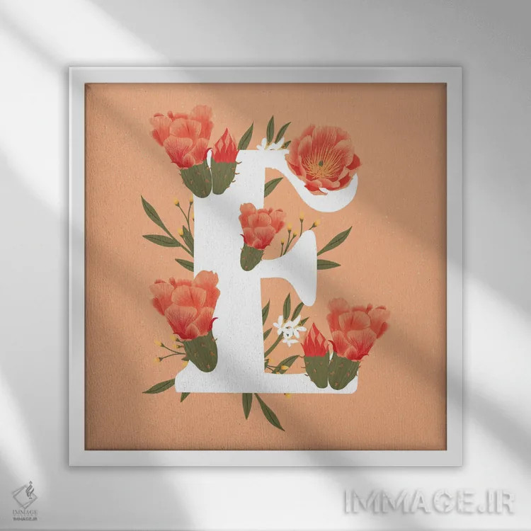 تابلو ای اثر ایتسفانیهو (هنرمند دیجیتال) - نمای قابدار سفید