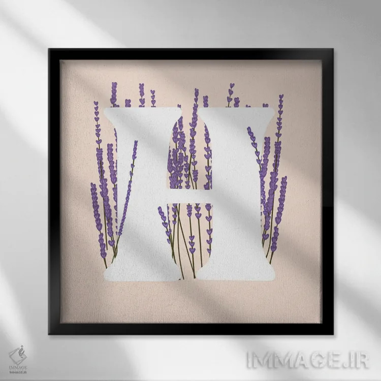 تابلو اچ اثر ایتسفانیهو (هنرمند دیجیتال) - نمای قابدار مشکی