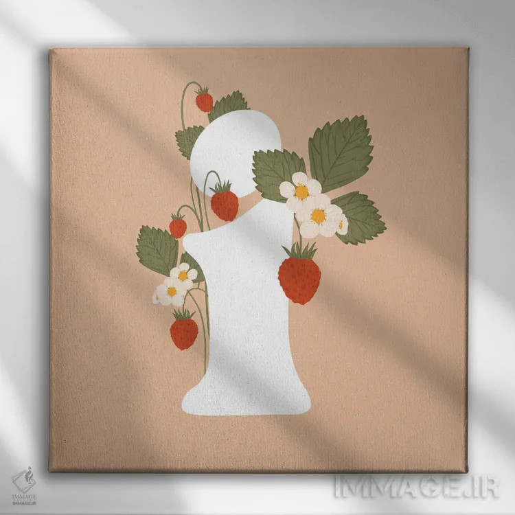 تابلو آی اثر ایتسفانیهو (هنرمند دیجیتال) - نمای روبهرو روی دیوار