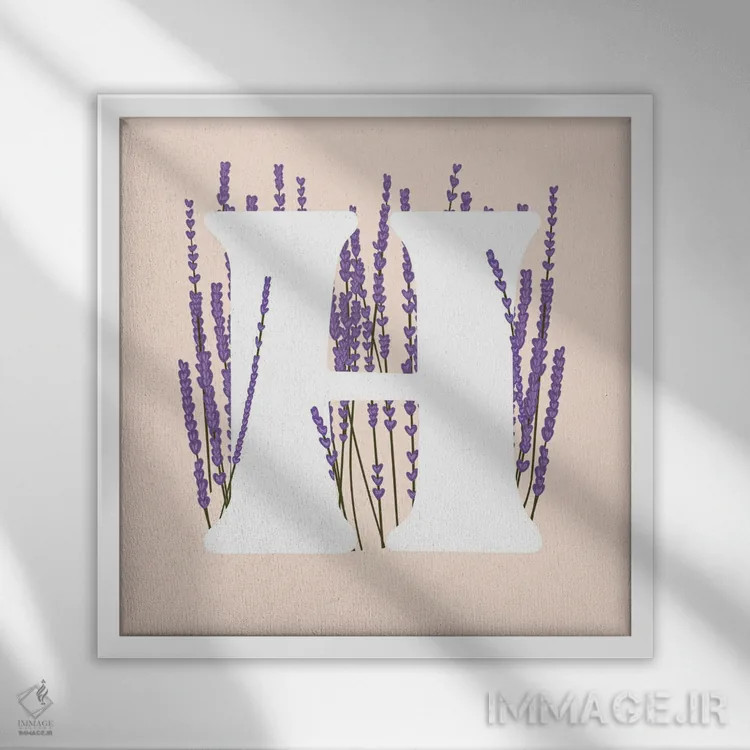 تابلو اچ اثر ایتسفانیهو (هنرمند دیجیتال) - نمای قابدار سفید