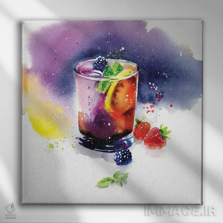 تابلو کوکتل اثر مارینا ایگناتووا - نمای روبهرو روی دیوار