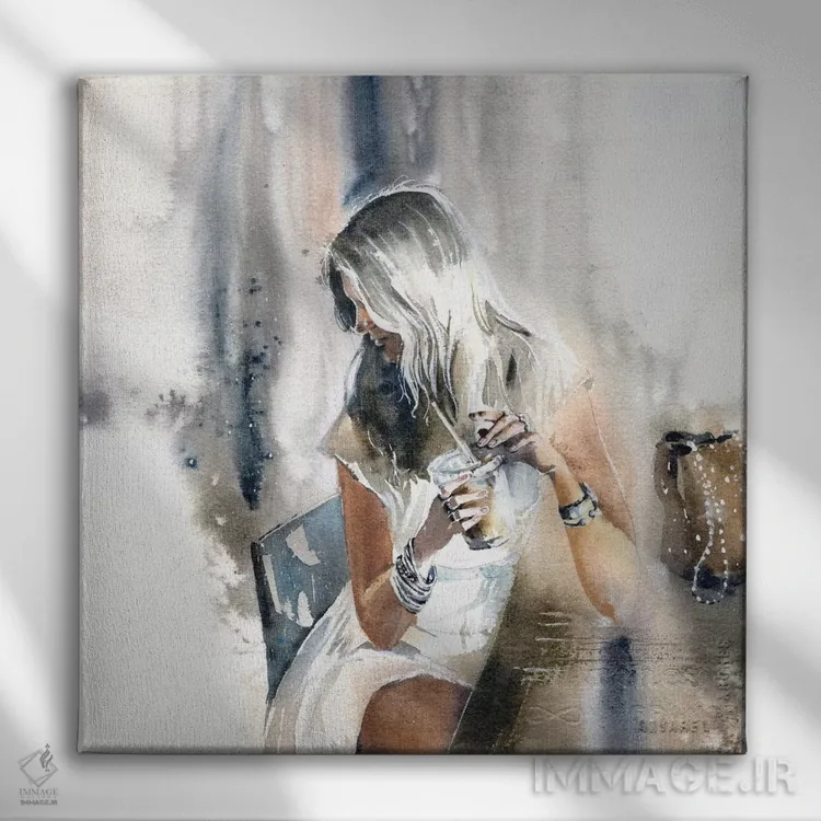 تابلو زن III اثر مارینا ایگناتووا - نمای روبهرو روی دیوار