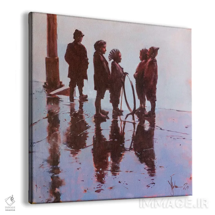 تابلو گفتوگوی مصمم اثر ایگور شولمان - نمای پرسپکتیو محصول