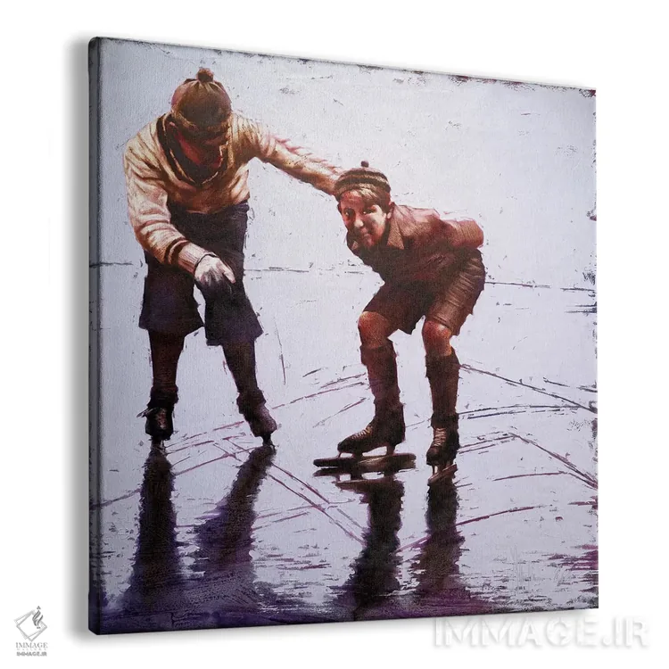 تابلو The First Ice,دسامبر، اولین یخها اثر ایگور شولمان - نمای پرسپکتیو محصول