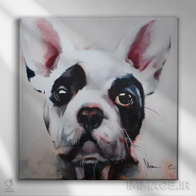 تابلو سگ I اثر ایگور شولمان - نمای روبهرو روی دیوار