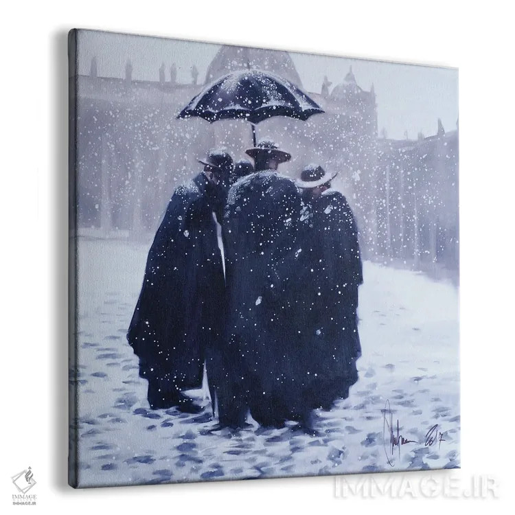 تابلو زمستان در ایتالیا اثر ایگور شولمان - نمای پرسپکتیو محصول