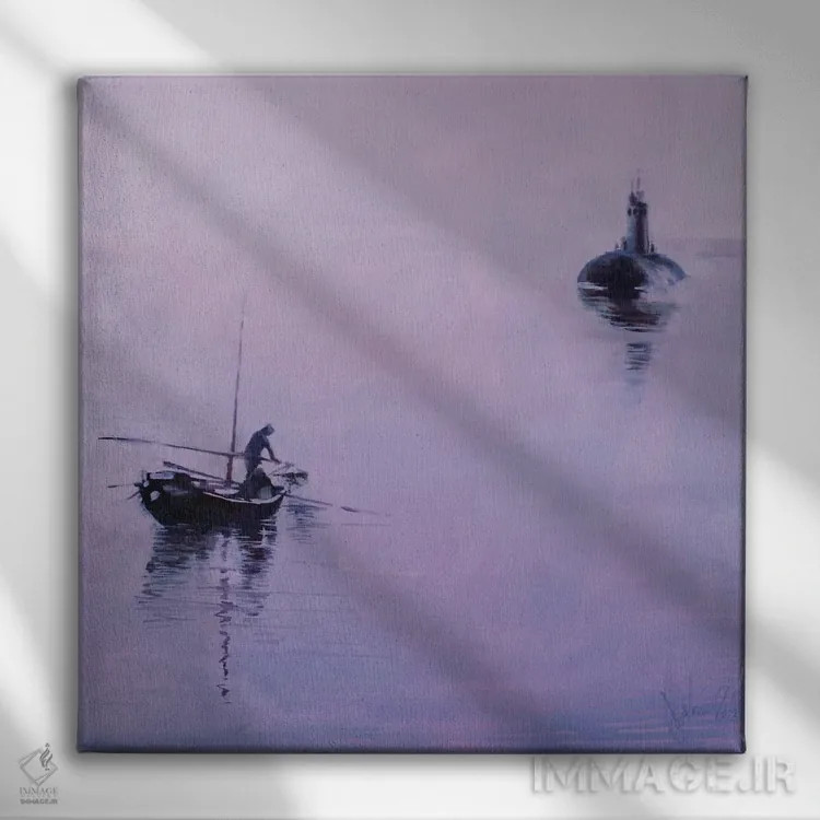 تابلو ملاقات... اثر ایگور شولمان - نمای روبهرو روی دیوار