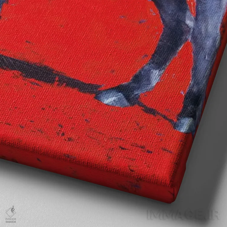 تابلو خانواده مقدس اثر ایگور شولمان - نمای نزدیک بافت بوم