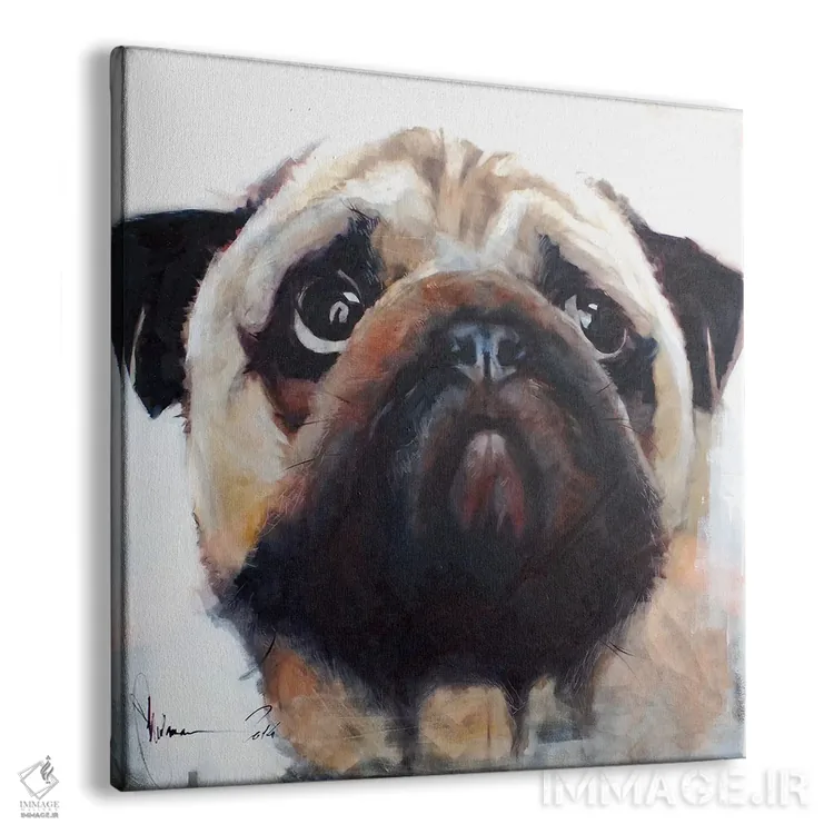 تابلو سگ سوم اثر ایگور شولمان - نمای پرسپکتیو محصول