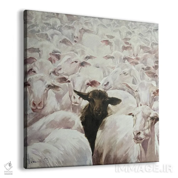 تابلو کشتی سیاه اثر ایگور شولمان - نمای پرسپکتیو محصول