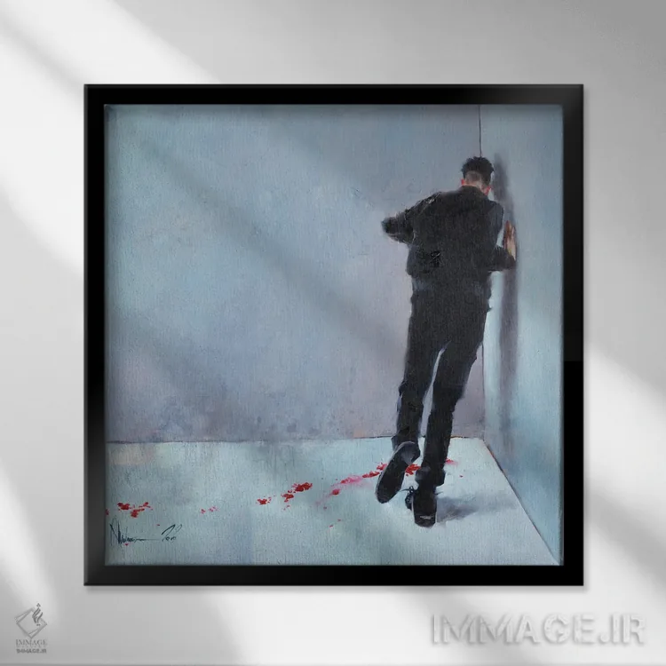 تابلو در میان اثر ایگور شولمان - نمای قابدار مشکی