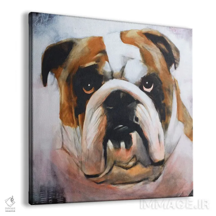 تابلو سگ چهارم اثر ایگور شولمان - نمای پرسپکتیو محصول