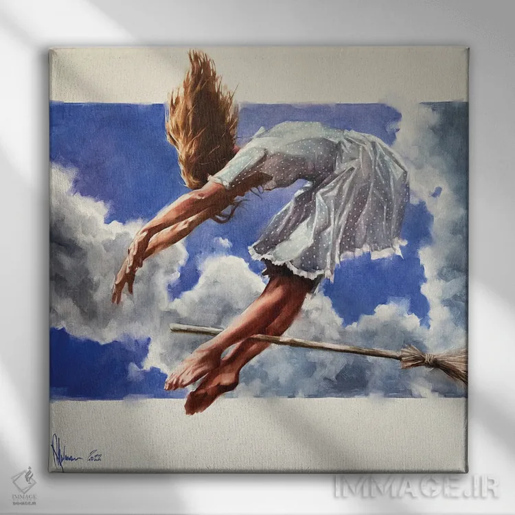 تابلو تصادف اثر ایگور شولمان - نمای روبهرو روی دیوار