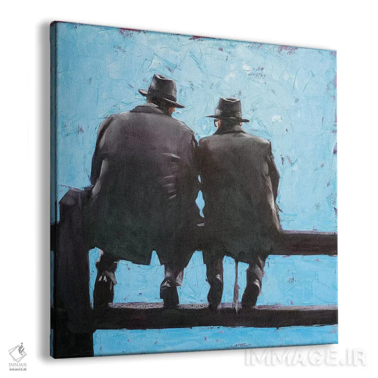 تابلو گفتگوی جدی اثر ایگور شولمان - نمای پرسپکتیو محصول