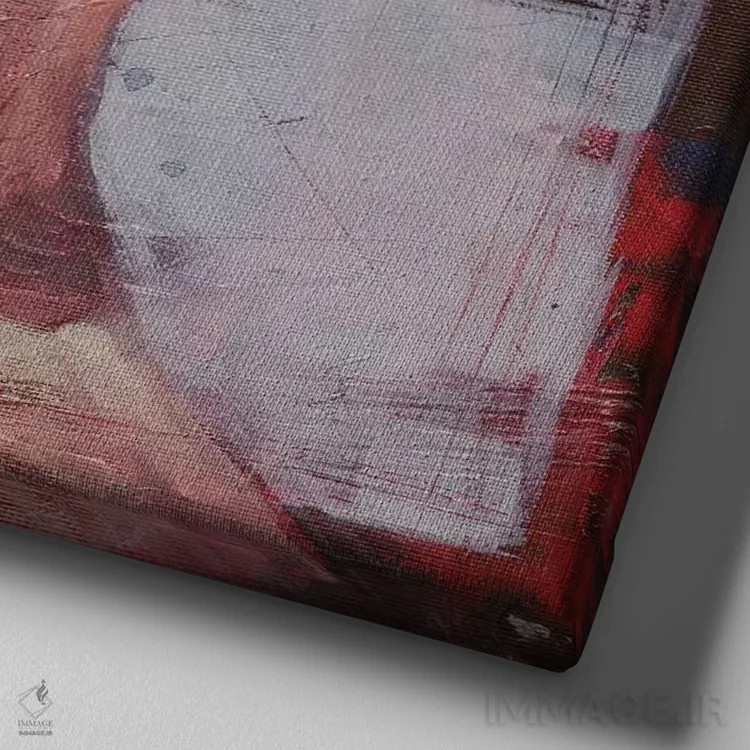 تابلو دستها (شماره دوم) اثر ایگور شولمان - نمای نزدیک بافت بوم