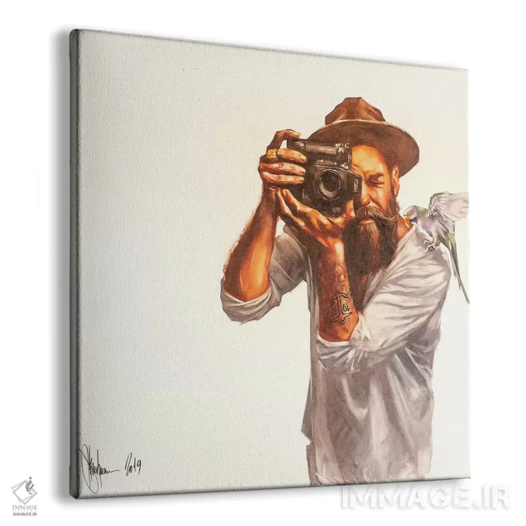 تابلو صبح هیپسترها اثر ایگور شولمان - نمای پرسپکتیو محصول