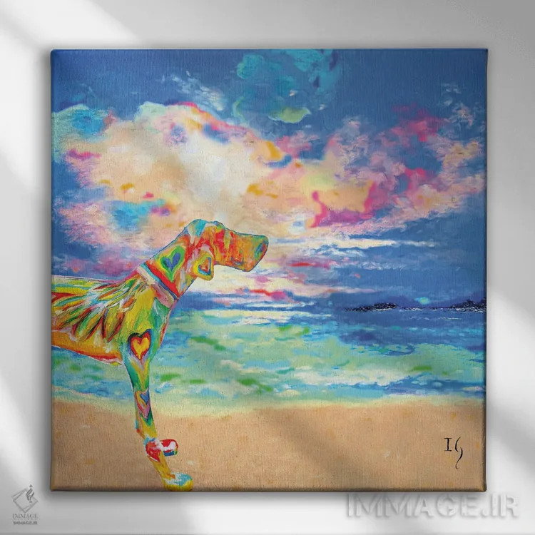 تابلو مکس اثر ایوان گوادراما - نمای روبهرو روی دیوار