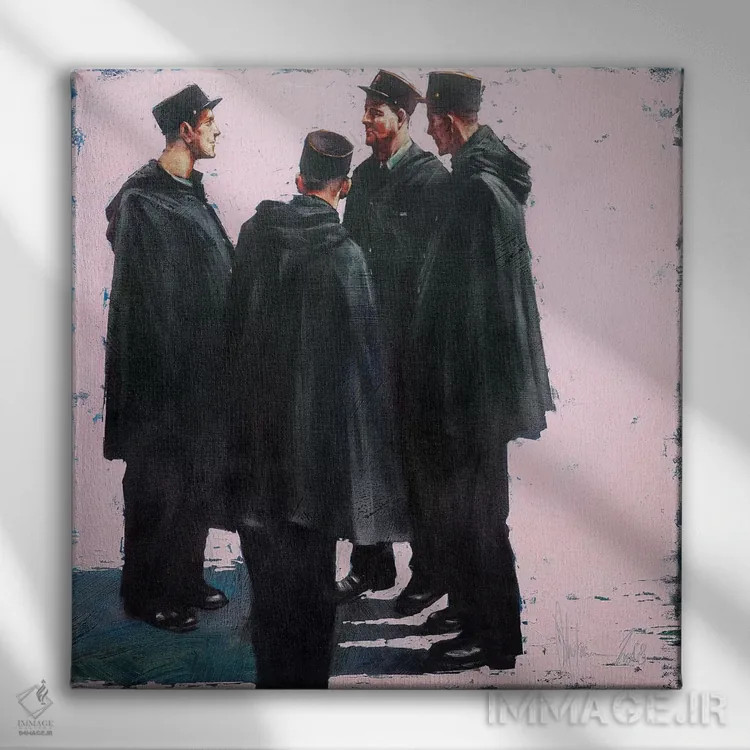 تابلو روزهای هفته اثر ایگور شولمان - نمای روبهرو روی دیوار