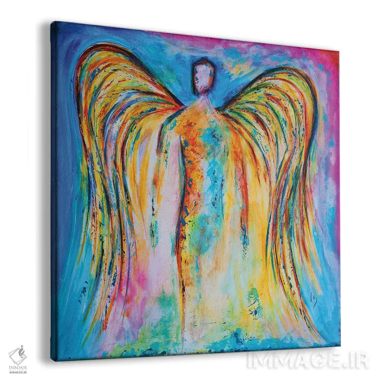 تابلو فرشته شعله جاویدان اثر ایوان گوادراما - نمای پرسپکتیو محصول