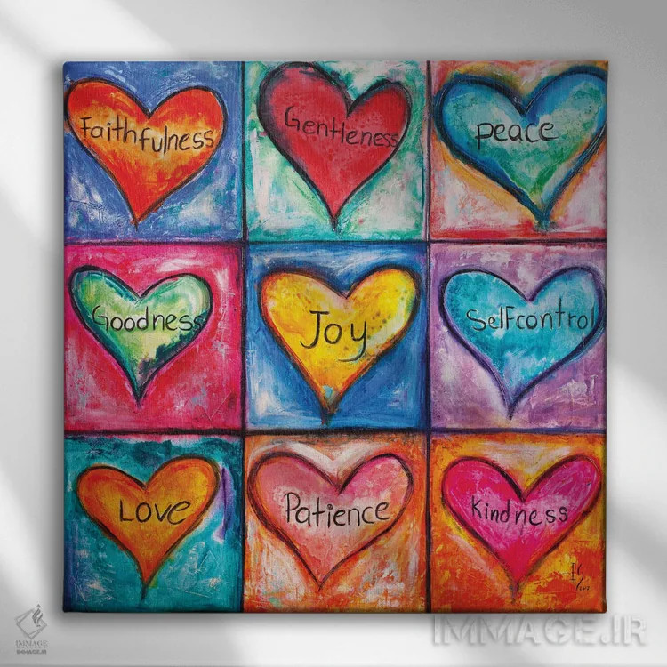 تابلو میوه روح اثر ایوان گوادراما - نمای روبهرو روی دیوار