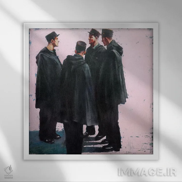 تابلو روزهای هفته اثر ایگور شولمان - نمای قابدار سفید