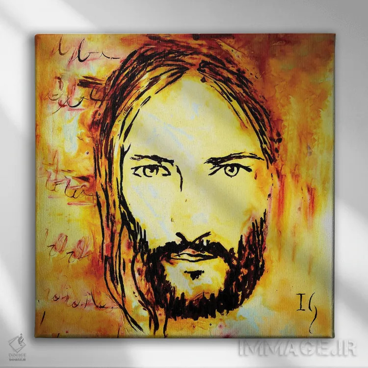 تابلو عیسی اثر ایوان گوادراما - نمای روبهرو روی دیوار