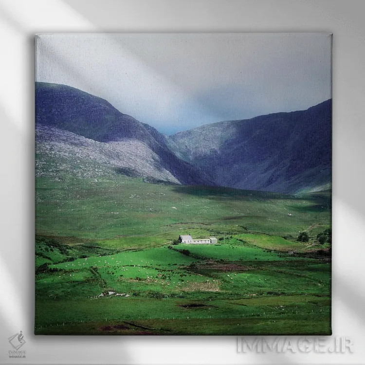 تابلو شهرستان کری، ایرلند اثر ایریش ایمیج کالکشن (مجموعه عکاسی ایرلندی) - نمای روبهرو روی دیوار