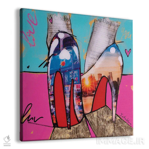 تابلو دختر شهری اثر اینس کاپلون - نمای پرسپکتیو محصول