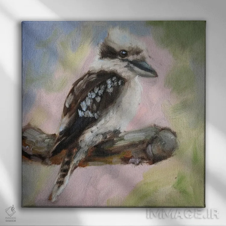 تابلو سرخوش اثر ایرینا خورت - نمای روبهرو روی دیوار