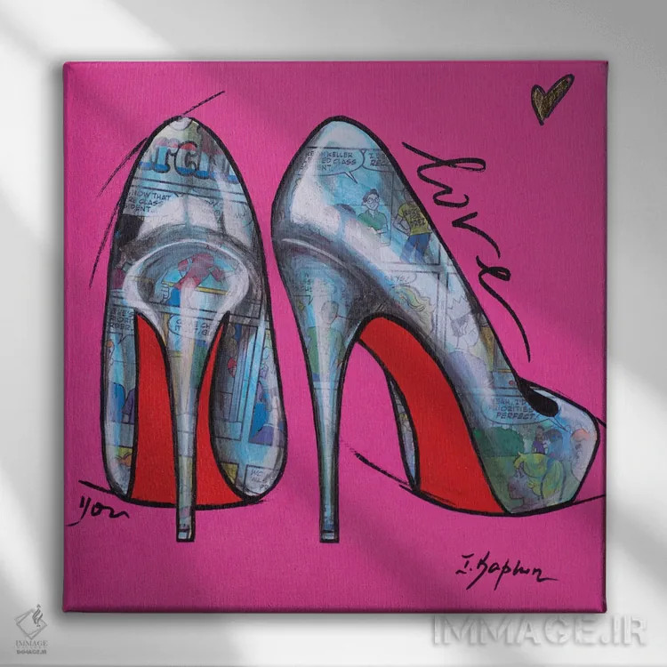 تابلو رویای دختران اثر اینس کاپلون - نمای روبهرو روی دیوار