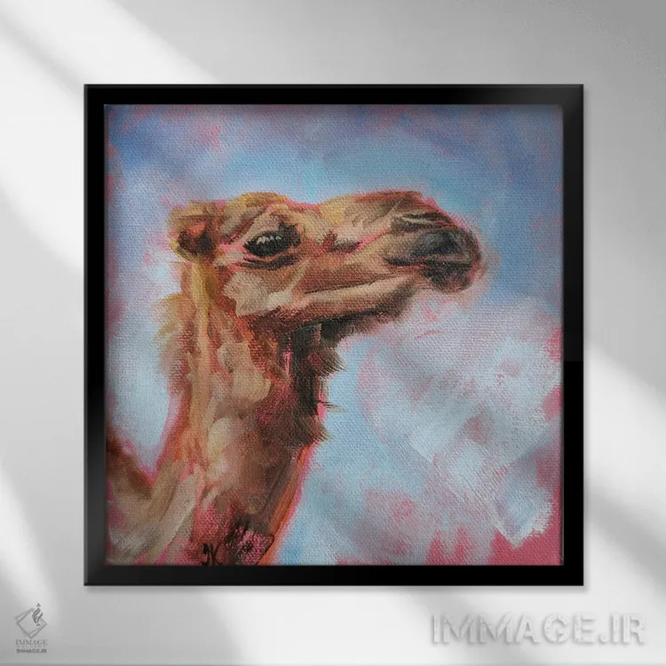 تابلو آرامش اثر ایرینا خورت - نمای قابدار مشکی