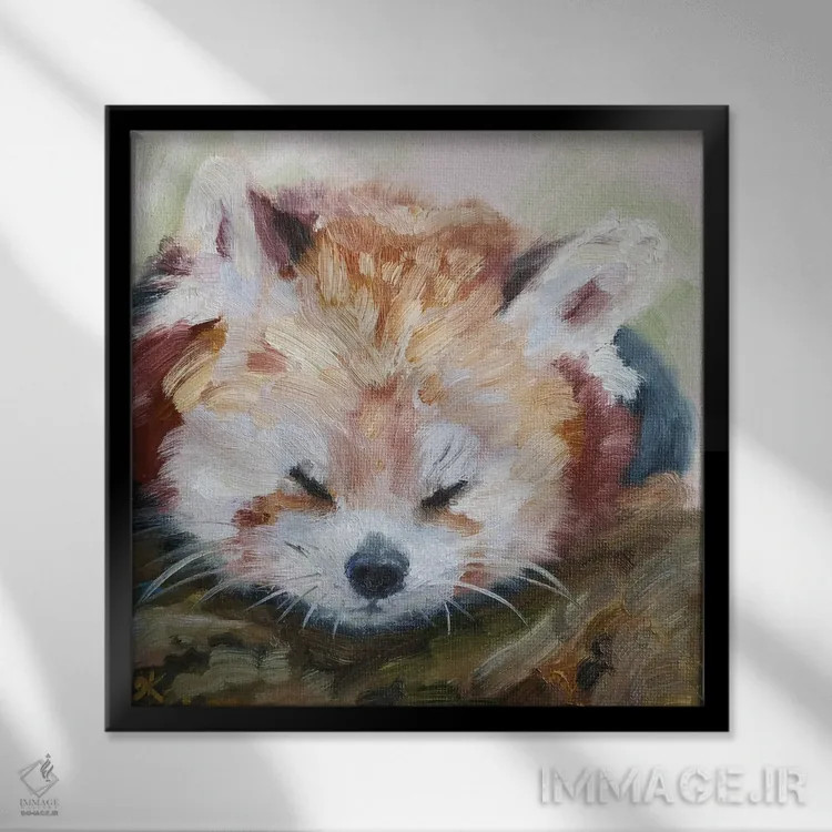 تابلو خونسردی اثر ایرینا خورت - نمای قابدار مشکی