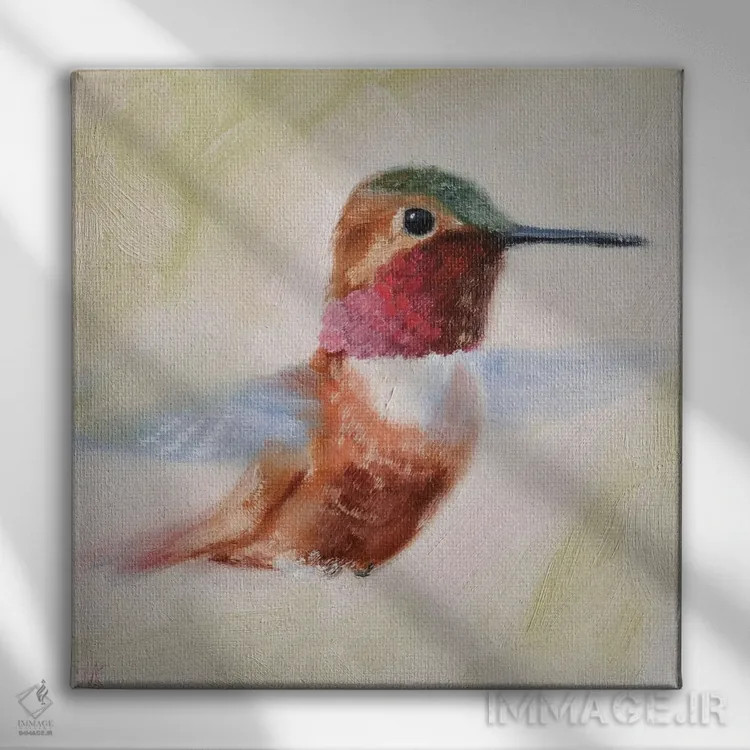 تابلو پرواز اثر ایرینا خورت - نمای روبهرو روی دیوار