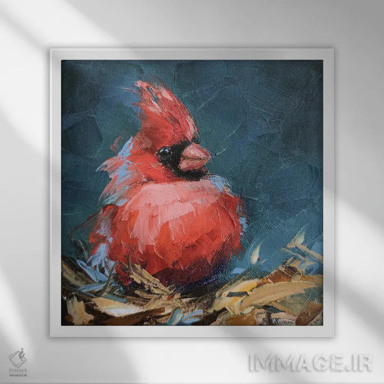 تابلو سخاوتمند اثر ایرینا خورت - نمای قابدار سفید