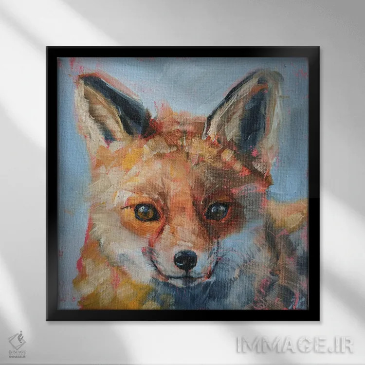 تابلو تفریح اثر ایرینا خورت - نمای قابدار مشکی