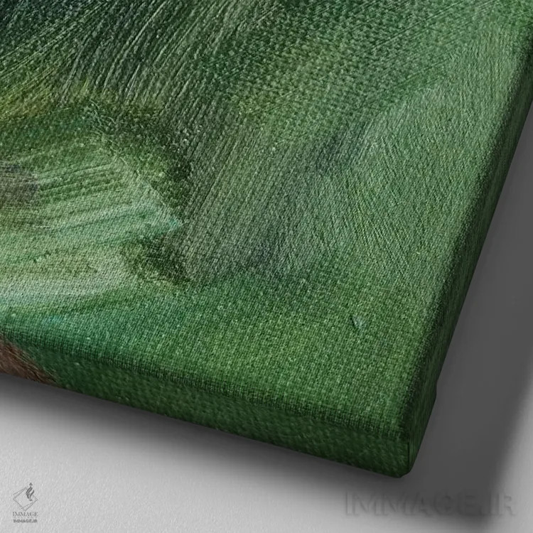 تابلو ادامه بده اثر ایرینا خورت - نمای نزدیک بافت بوم