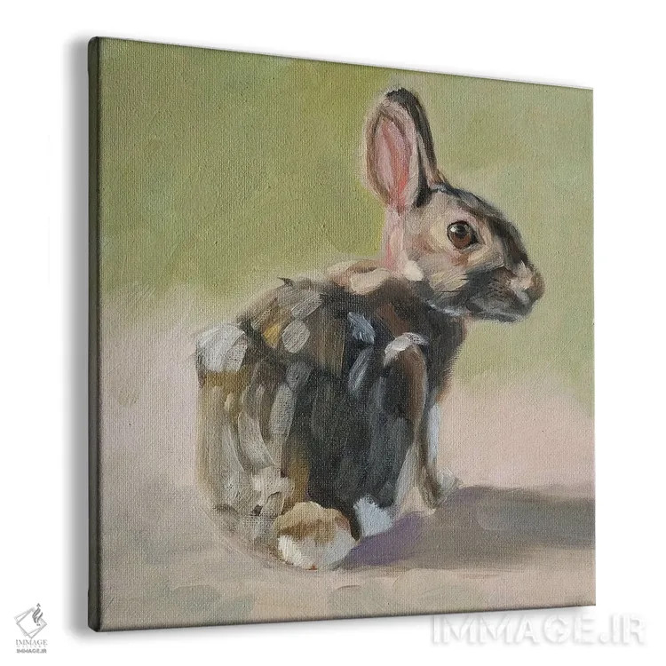 تابلو خرگوش کوچولو اثر ایرینا خورت - نمای پرسپکتیو محصول