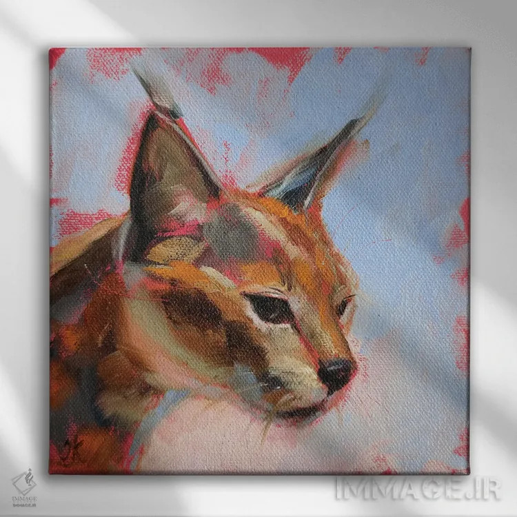 تابلو شکار اثر ایرینا خورت - نمای روبهرو روی دیوار