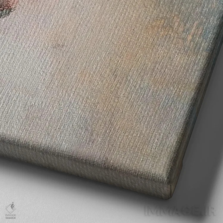 تابلو هدف اثر ایرینا خورت - نمای نزدیک بافت بوم