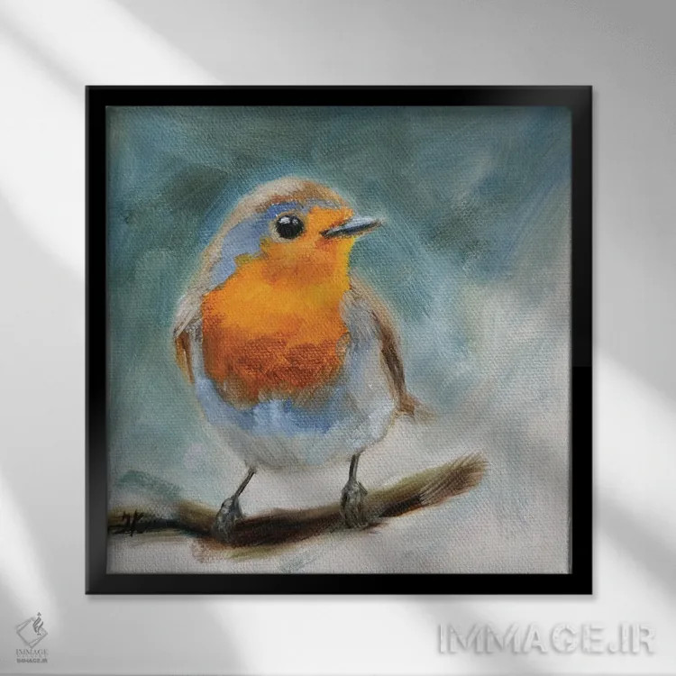 تابلو به هر حال اثر ایرینا خورت - نمای قابدار مشکی