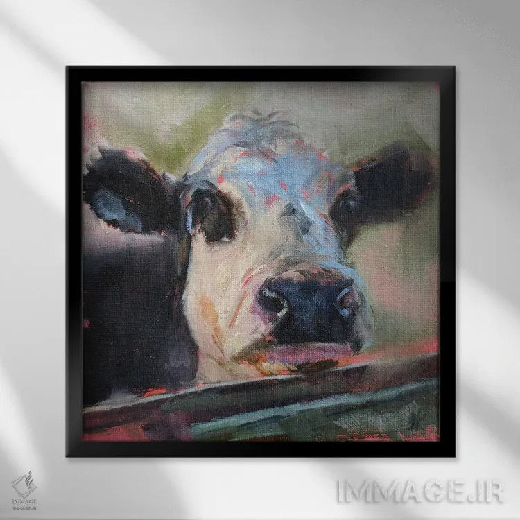 تابلو بریم سراغش اثر ایرینا خورت - نمای قابدار مشکی