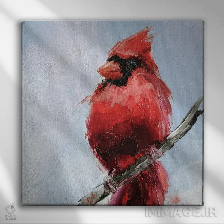 تابلو عشق و مراقبت I اثر ایرینا خورت - نمای روبهرو روی دیوار