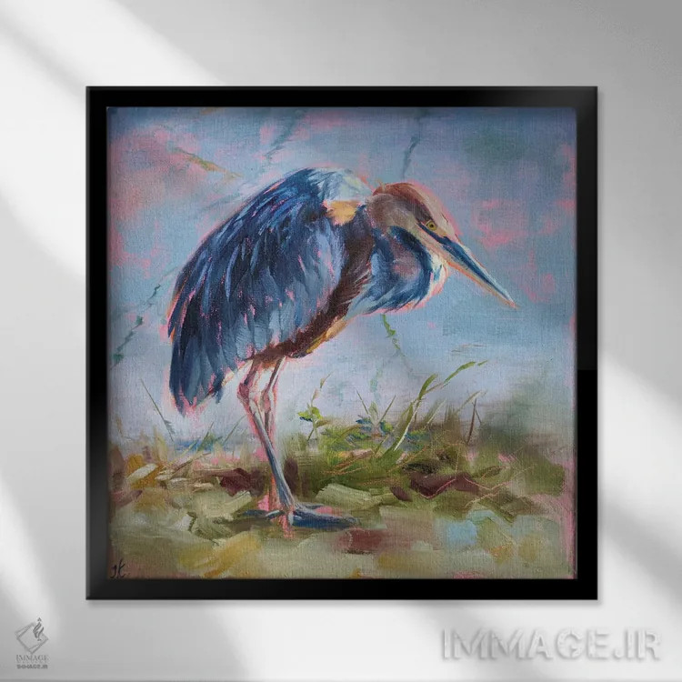 تابلو وقار اثر ایرینا خورت - نمای قابدار مشکی