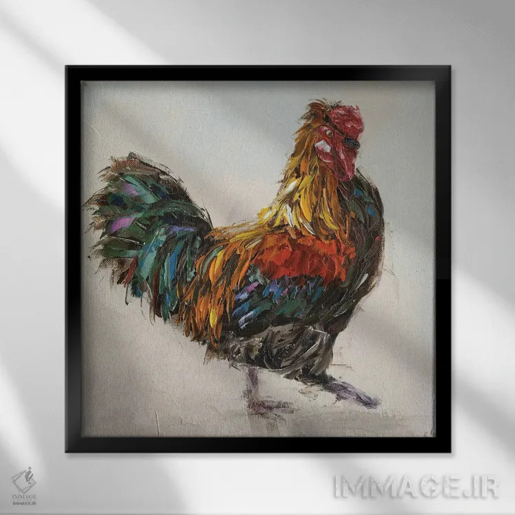 تابلو خوشقیافه اثر ایرینا خورت - نمای قابدار مشکی